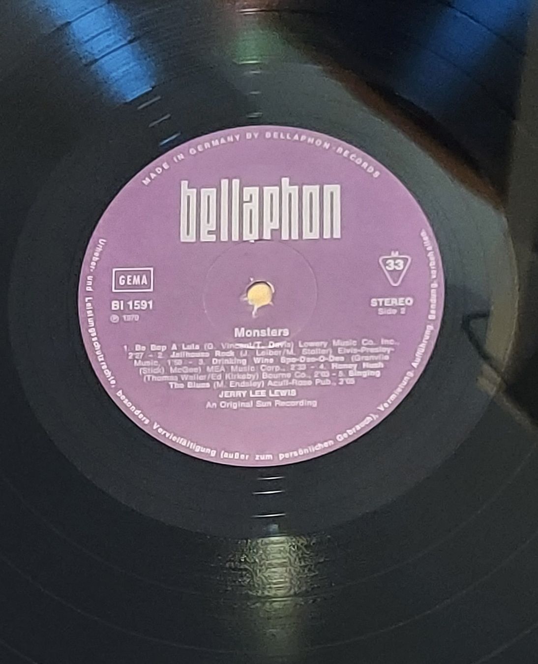 Vinyles: LP - JERRY LEE LEWIS - MONSTERS – D'occasion à Steckborn par Quo7 2