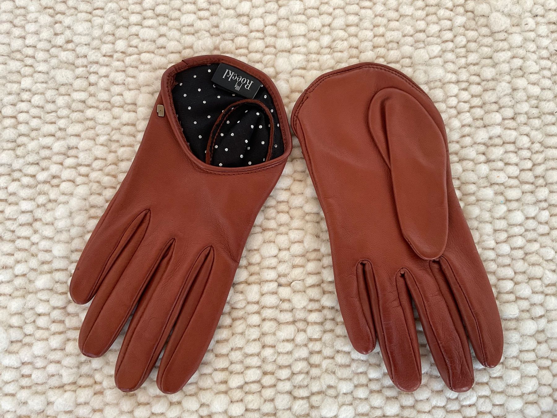 Roeckl Guanti & manicotti: ROECKL LEDER HANDSCHUHE ECHT LEDER – Nuovo (secondo la descrizione) da Scuol venduto da Lotus2020 3