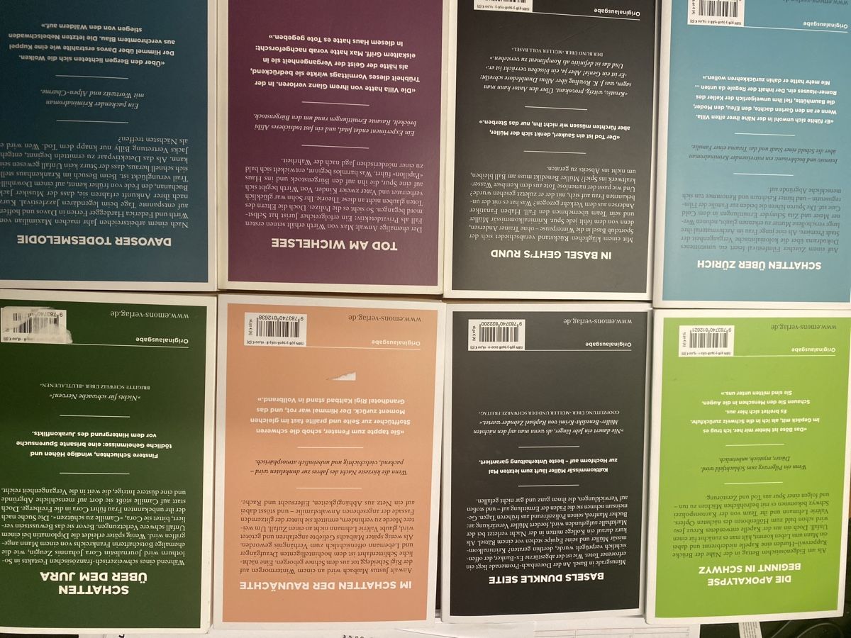 Bücher: 8 Schweizer Regionalkrimis emons Verlag – Gebraucht aus Erlinsbach SO von Silverstorm 1