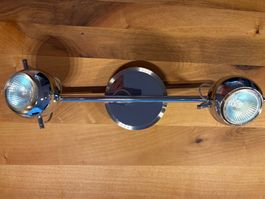 Moderne Lampe, Chrom, zwei Spots, Top Zustand, günstig!