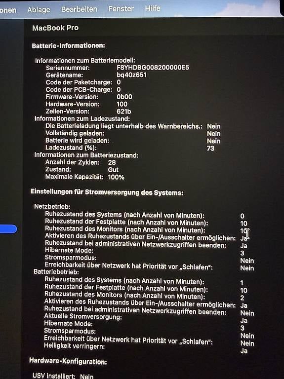 Apple Portables: Macbook Pro M4 / 14 Inch – D'occasion à Alchenflüh par daena1 2