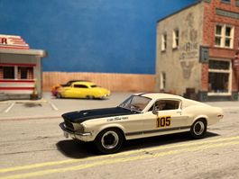 Ford Mustang Ecurie Ford France Brekina H0 1/87
