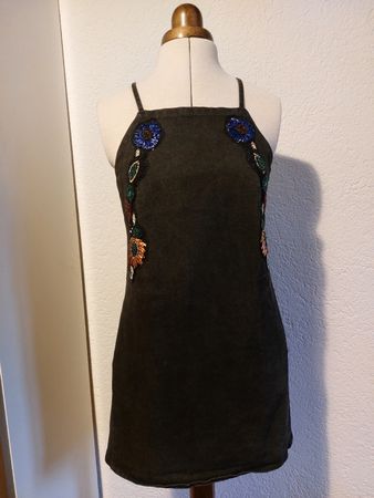 Mango Jeans Kleid, Sommerkleid, mit Stickereien, Gr. S