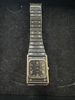 Armbanduhr Le Roy von Baume & Mercier, Quarz schwarz gold