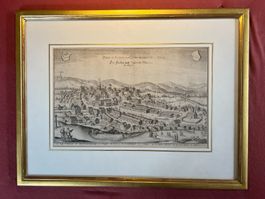 Matthäus Merian: Beromünster (mit seltener lat. Überschrift)