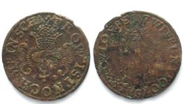 NÜRNBERG Rechenpfennig TROW IST NOCH MEIN SCHA 27mm