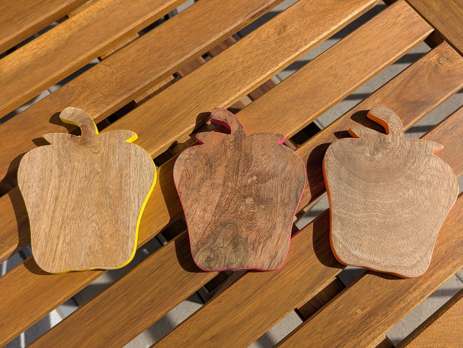 Sottobicchieri: Schneide- oder Servierbrettchen, Paprika-Design, 3er Set – Nuovo e nell'imballaggio originale da Winterthur venduto da sax8400 5