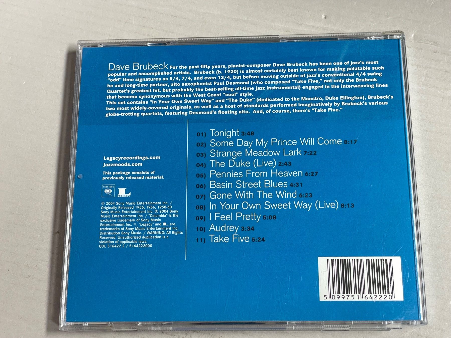 CDs: Dave Brubeck - Moods – D'occasion à Muri b. Bern par AdidasCollector 1