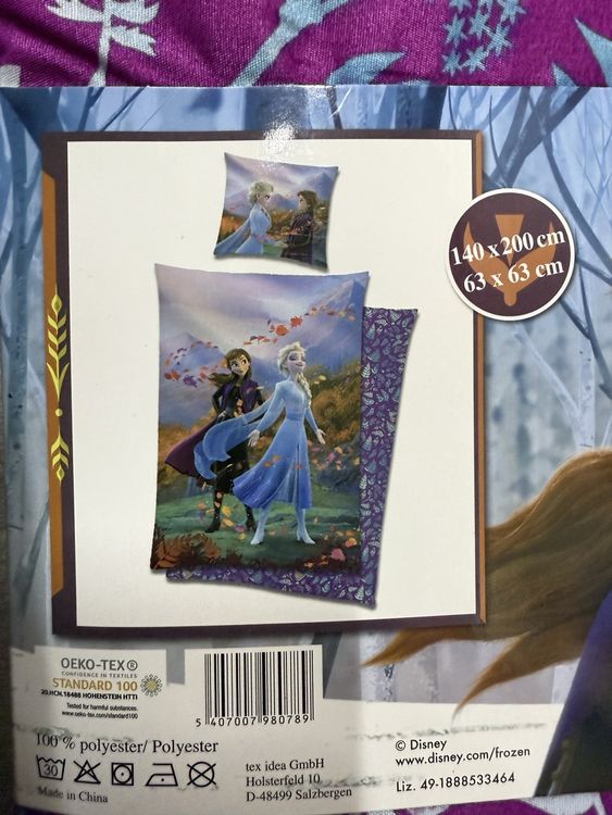 Frozen 2 Bettwäsche 140x200cm Neu OVP Disney Elsa Anna (Neu und ...