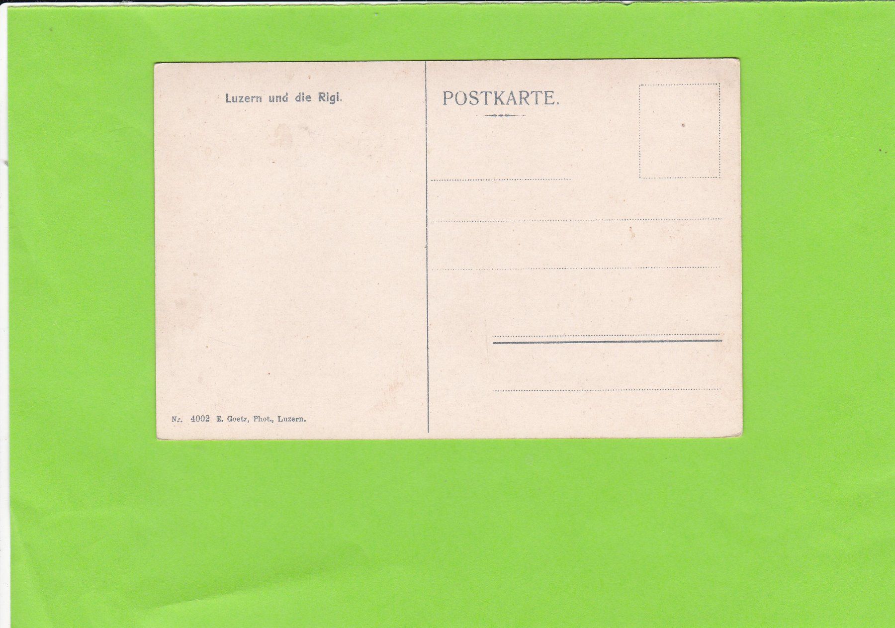 Cartoline postali: Luzern und die Rigi – Usato da St. Peterzell venduto da neckertal 1