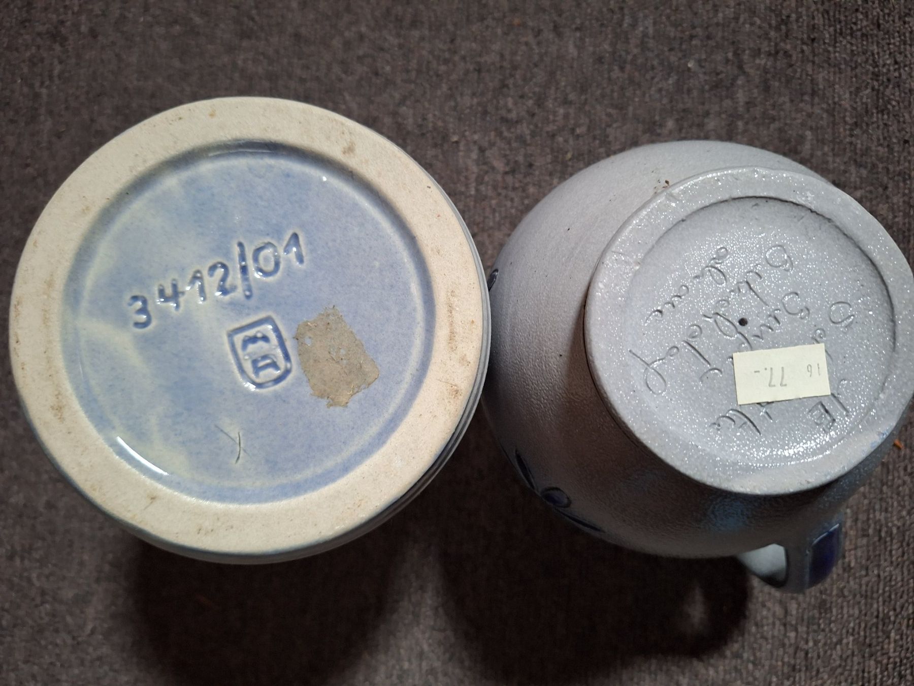 Caraffe: Steingut Krug und Flasche – Usato da Wegenstetten venduto da mcfly321 1