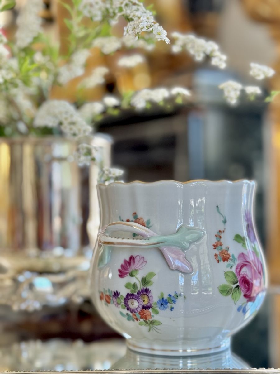 Vasi per fiori: Dresden cache pot décor floral – Usato da Courtaman venduto da sultan16 4