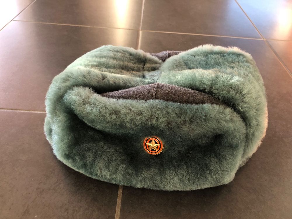 Sowjet Russisch Rkka Militär Khaki Visor Kappe Rote Armee Wwii Hut
