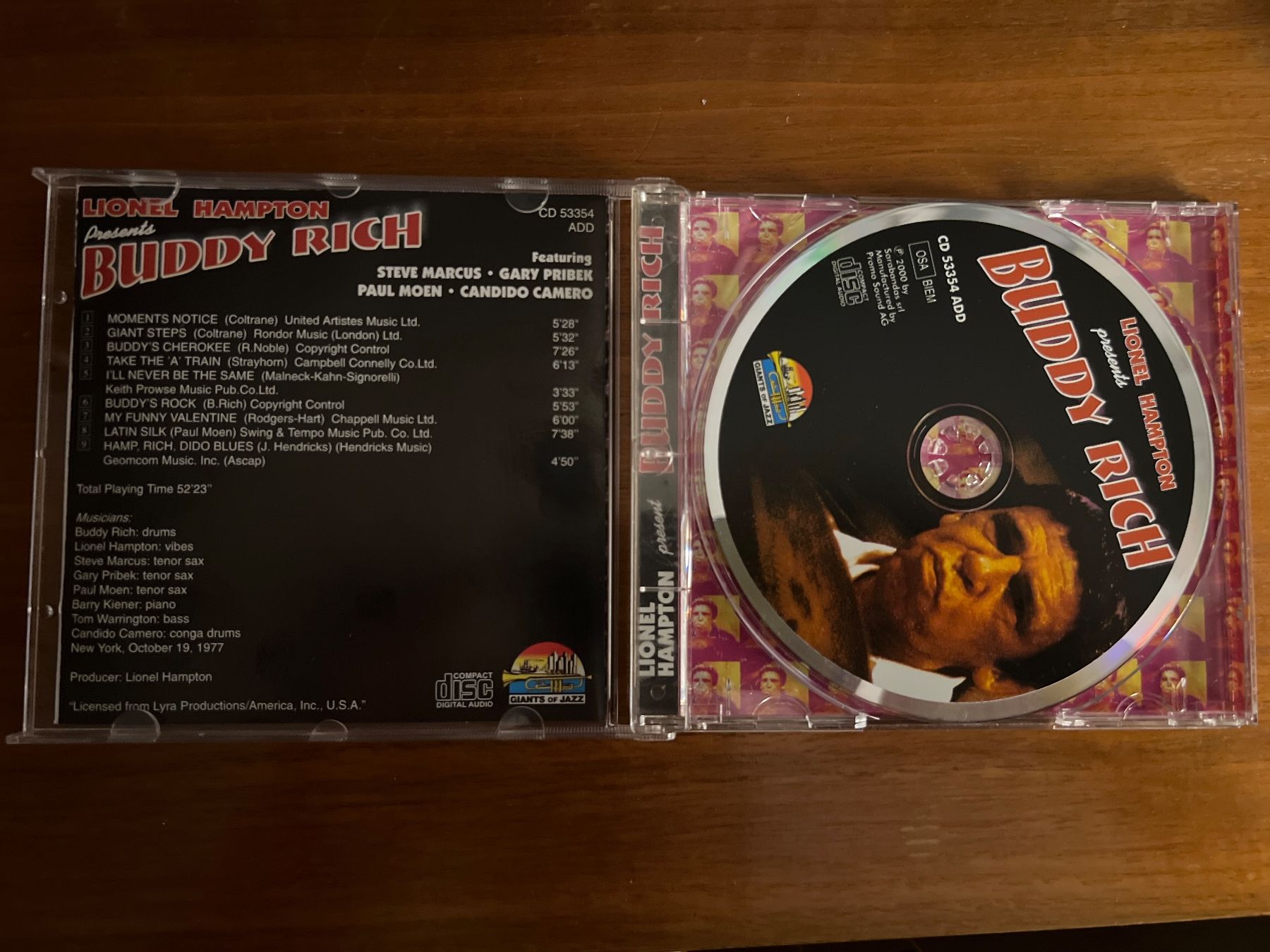 CDs: Lionel Hampton présent Buddy Rich feat. Steve Marcus… – D'occasion à Bouveret par Feelgoodtrading 2