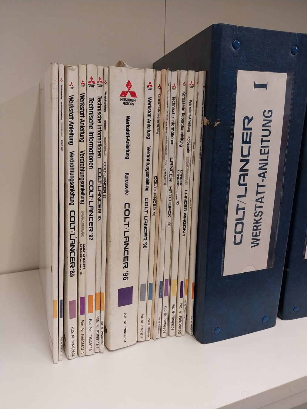 Mitsubishi Documenti: Mitsubishi Colt/Lancer Werkstatthandbücher – Usato da Weingarten-Kalth venduto da Bettelbruenneli 2