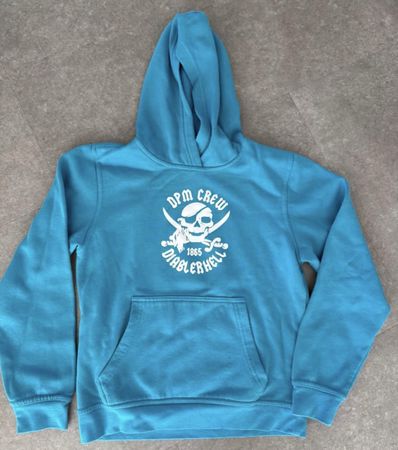 Pull à capuche DPM Crew bleu 12 ans