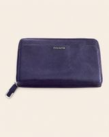 Coach Purple Leather Wallet 