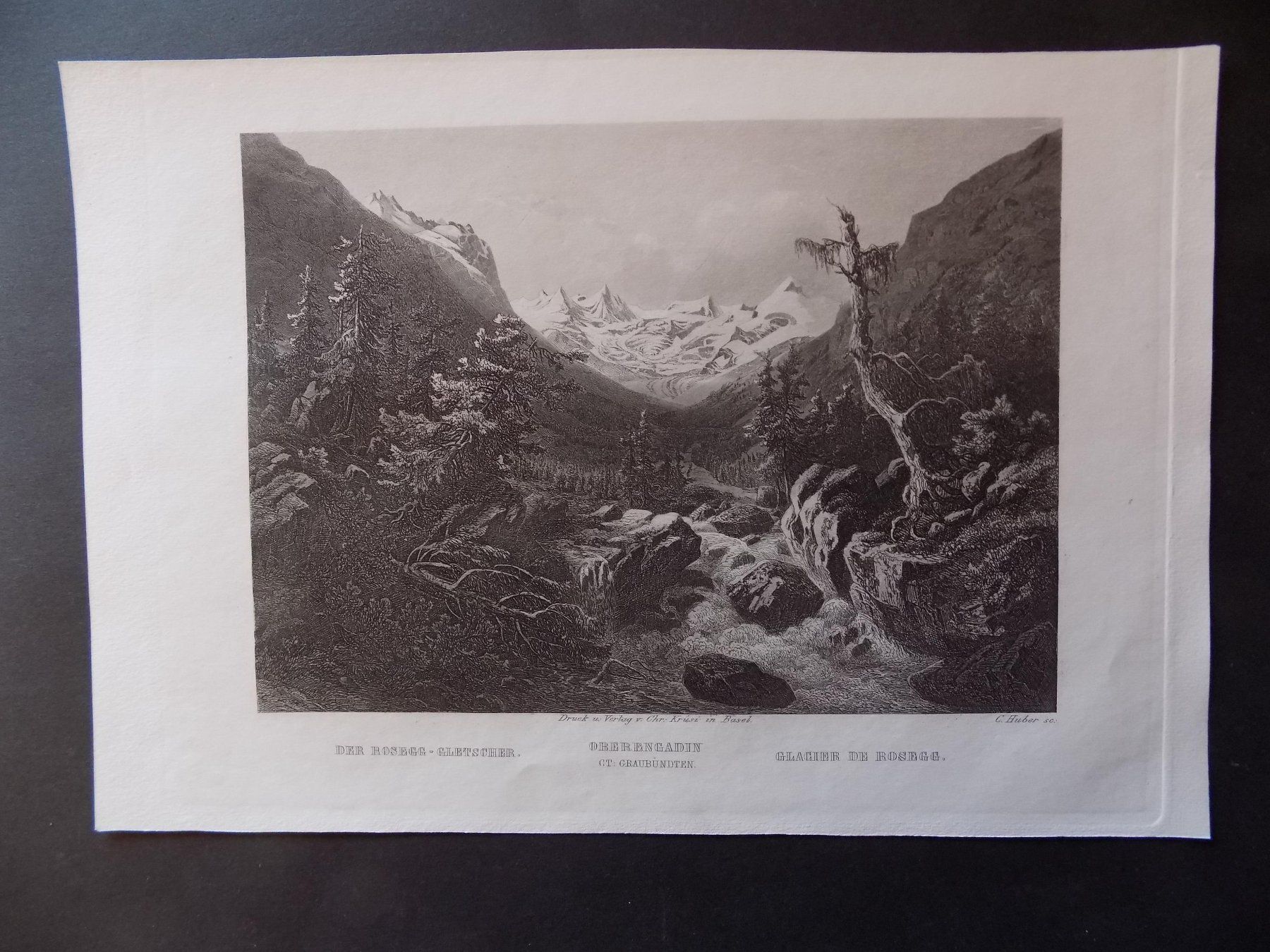 Incisioni: Der Roseg Gletscher – Usato da Risch venduto da Rischli15