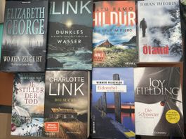 8 Krimis, Elisabeth George, Charlotte Link und andere