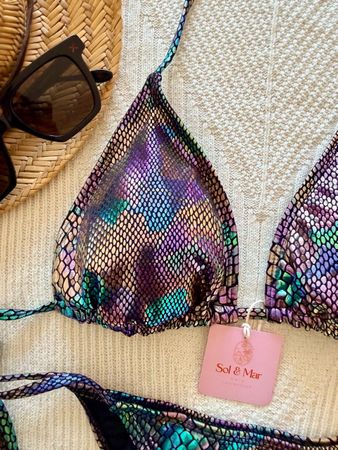 🔥Glanz Bikini Schlangenoptik - M - NEU - Gratis Versand