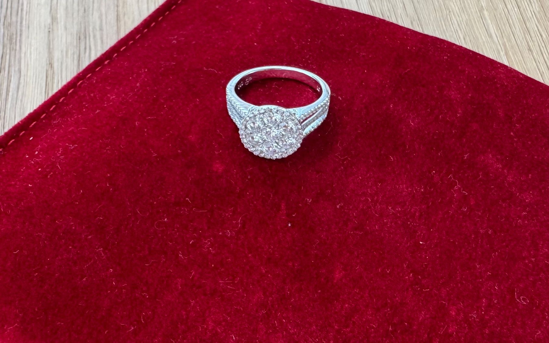 Anelli: Brillanten Ring, 750/000 Weissgold – Usato da Erlenbach ZH venduto da gra_8szh 1