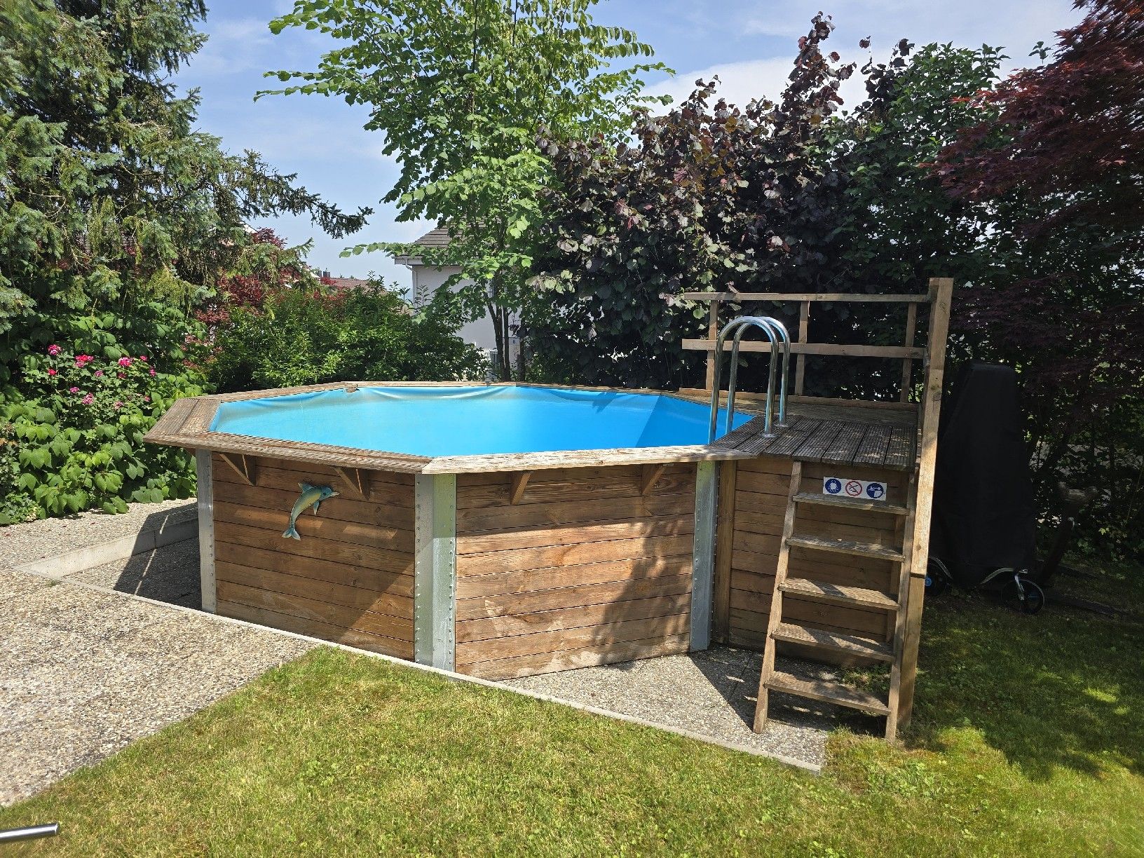 Piscine: SALES Holz Pool + Sandfilter u. Orginal verpackt Poolsauger – Usato da Elsau venduto da oli_2tdc 1