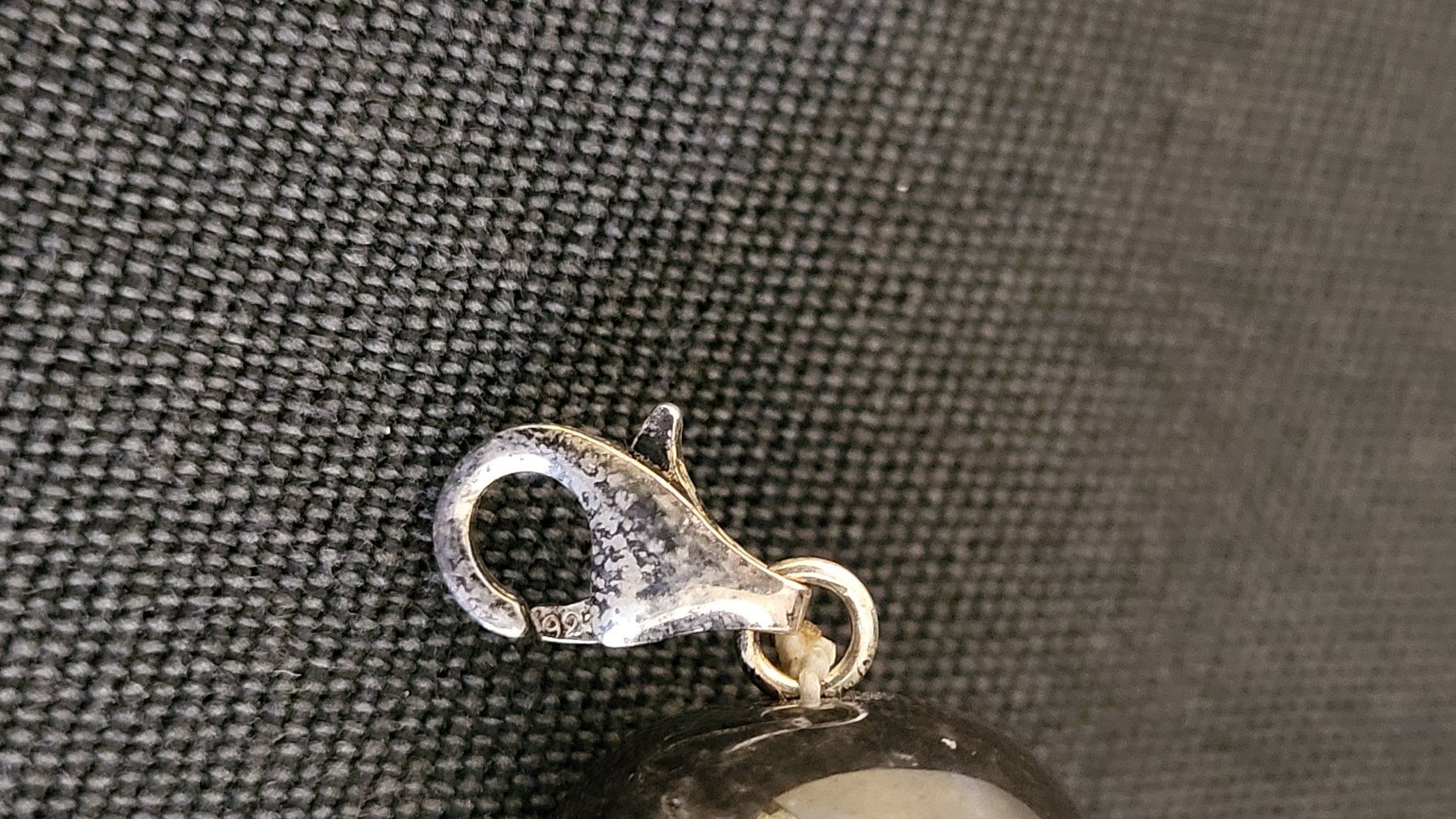 Catenine: Halbedelstein-Halskette/-Collier mit Silber-Verschluss – Usato da Basel venduto da spinne02 5