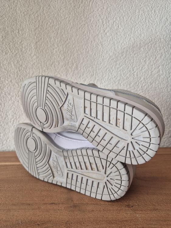 Nike Dunk Low Sneaker low white light smoke grey Nr 39 (Gebraucht