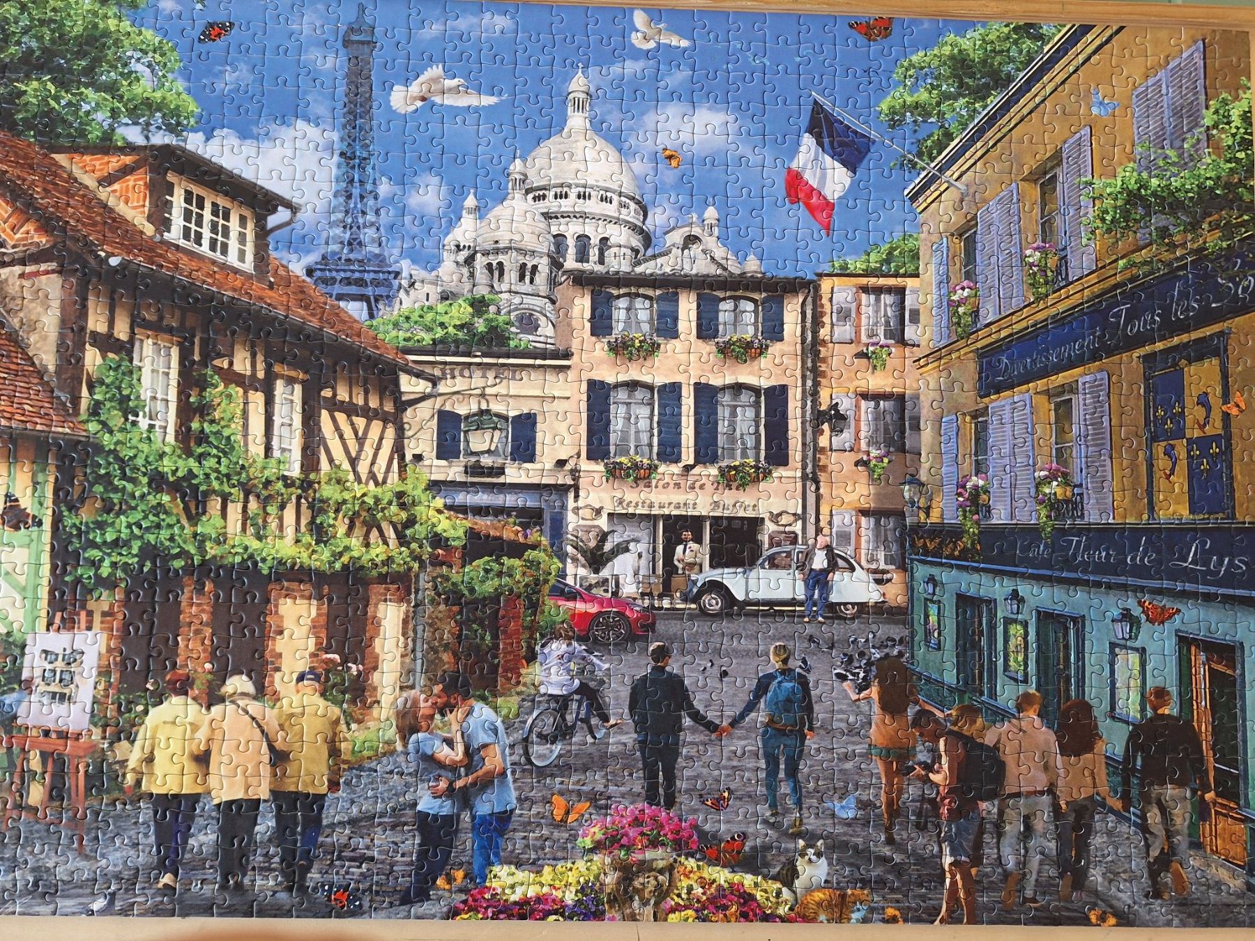Puzzles: Alipson - Puzzle  " PARIS MIT EIFELTURM " – Gebraucht aus Dornach von kurtbahn