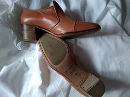 Doucal's Leder Stiefeletten cognac Gr. 39 - Herbst Style