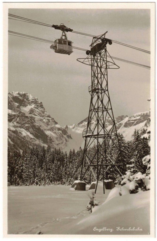 Cartoline postali: Engelberg - Luftseilbahn Gerschnialp--Trübsee – Usato da Binningen venduto da Mountainrider