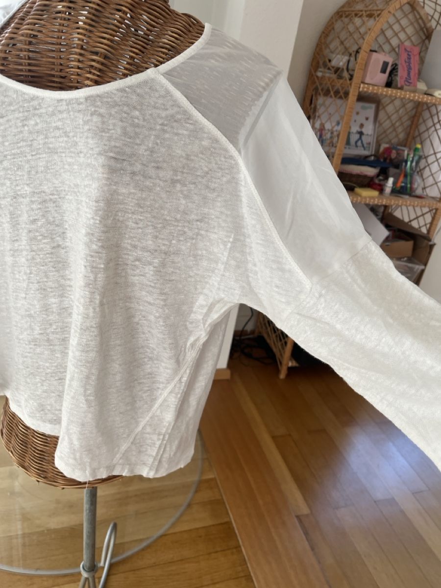Opus T-shirt: Edles Shirt, Opus, Leinen, 38 – Usato da Solothurn venduto da Bobesch08 3