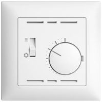 UP Raumthermostat Edizio Due weiss (Heizen oder Kühlen)