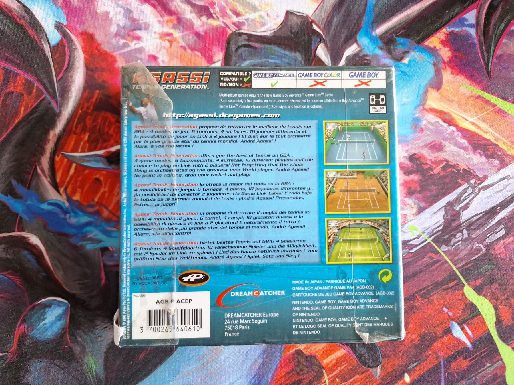 Giochi: Agassi - Gameboy Advance + OVP – Usato da Altstätten SG venduto da GGsGameshop 1
