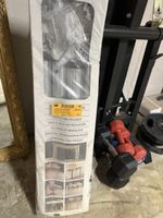 Tischbeine verchromt verstellbar 4 Stück 710 mm neu
