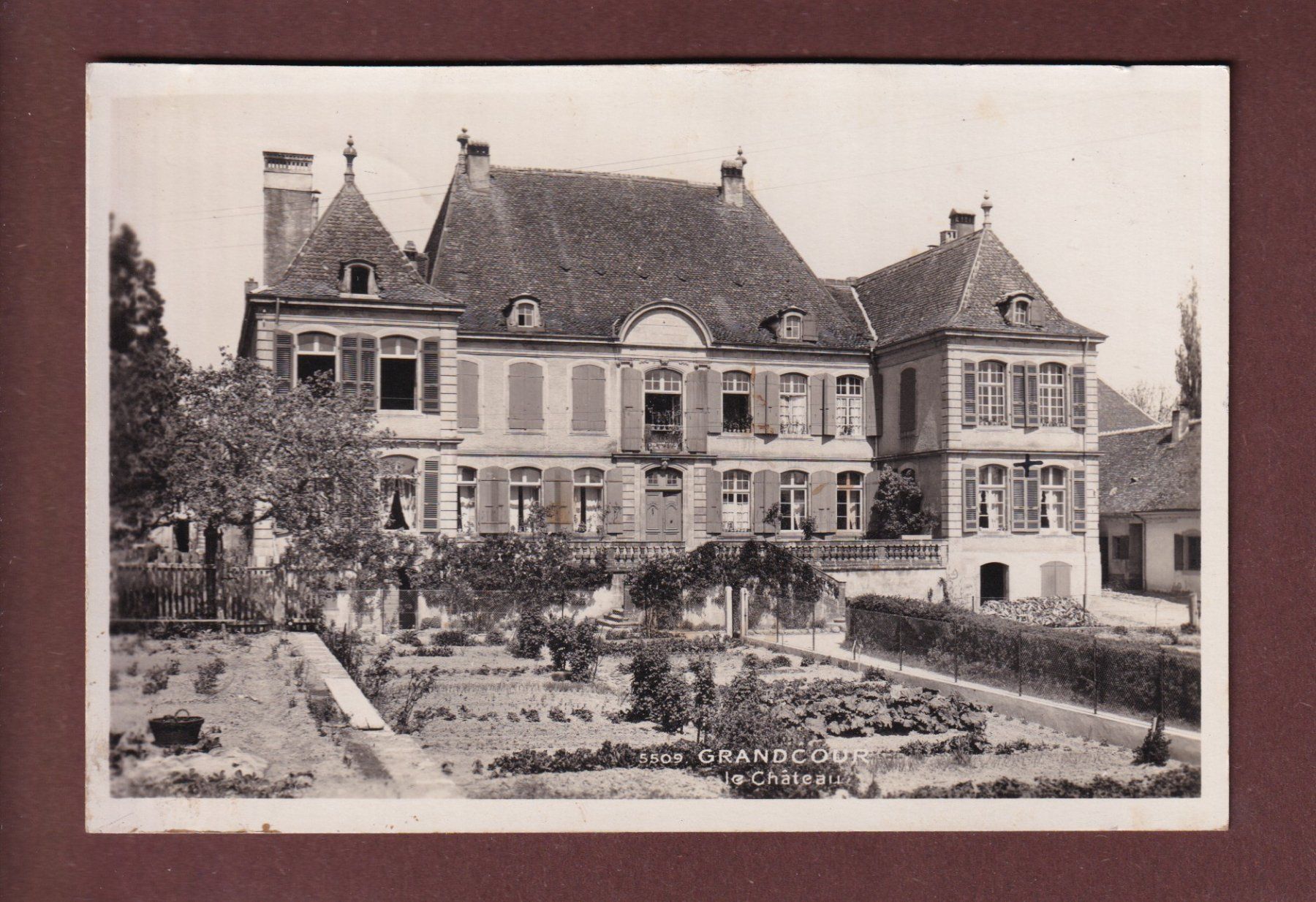 Cartoline postali: GRANDCOUR - Le Château - 1931 – Usato da Pully venduto da nicecards-shop