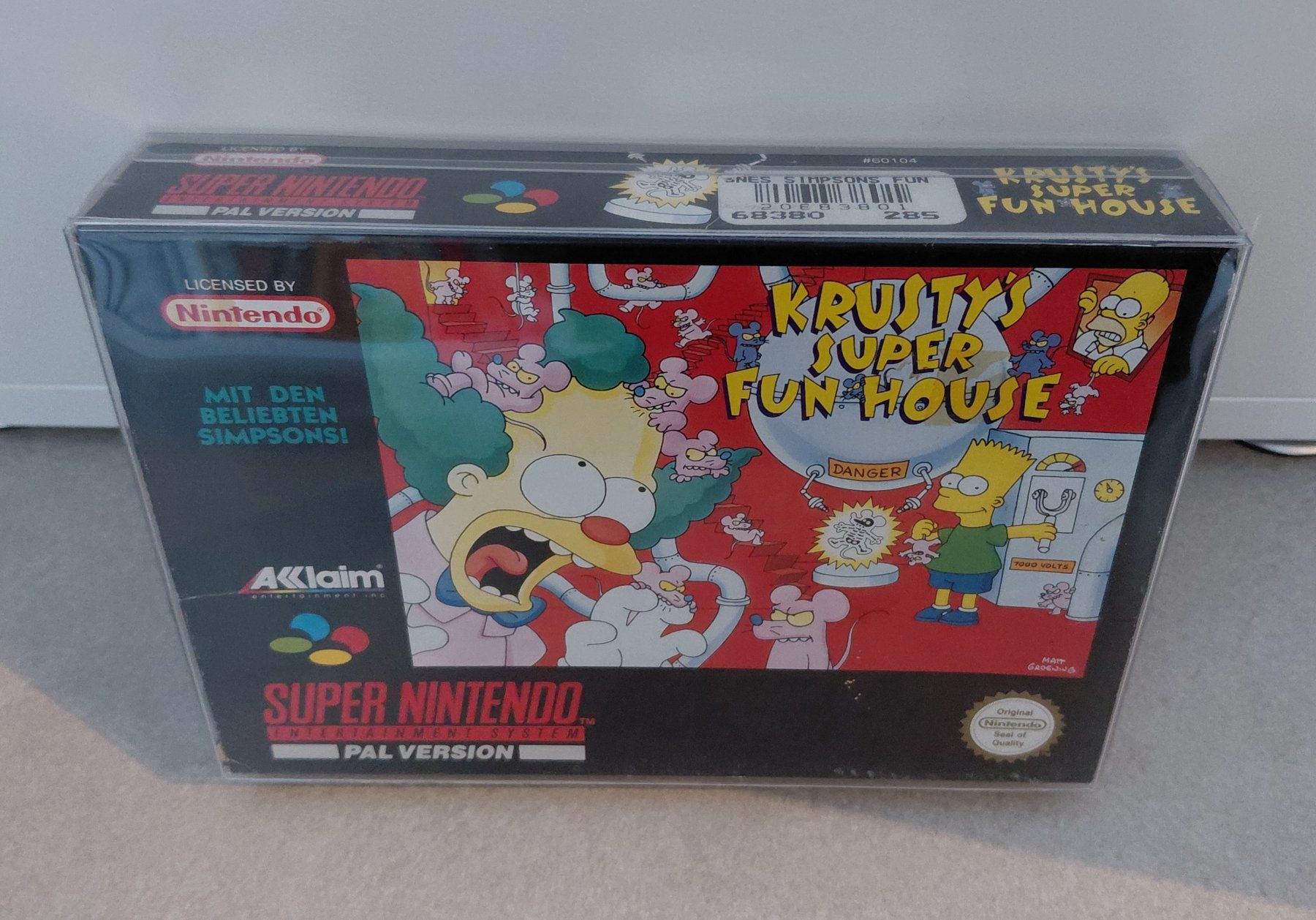 Giochi: Krusty's Super Fun House, SNES, mit OVP – Usato da Uezwil venduto da -Retrogames-