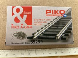 Piko H0 55299 A-Gleis 400 Stück Gleisnägel Stifte neu in OVP