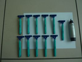 BRAUN Nasen-/Ohrhaarschneider+Einwegrasierer Gillette (Set)