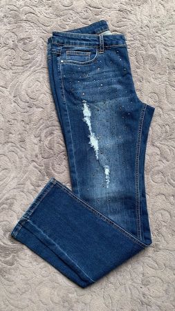 Mötivi Gisele Jeans Hose W32 NEUw. Glitzer destroyed 38/40