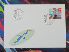 CL30 4X Enveloppe + Timbre Suisse 2002