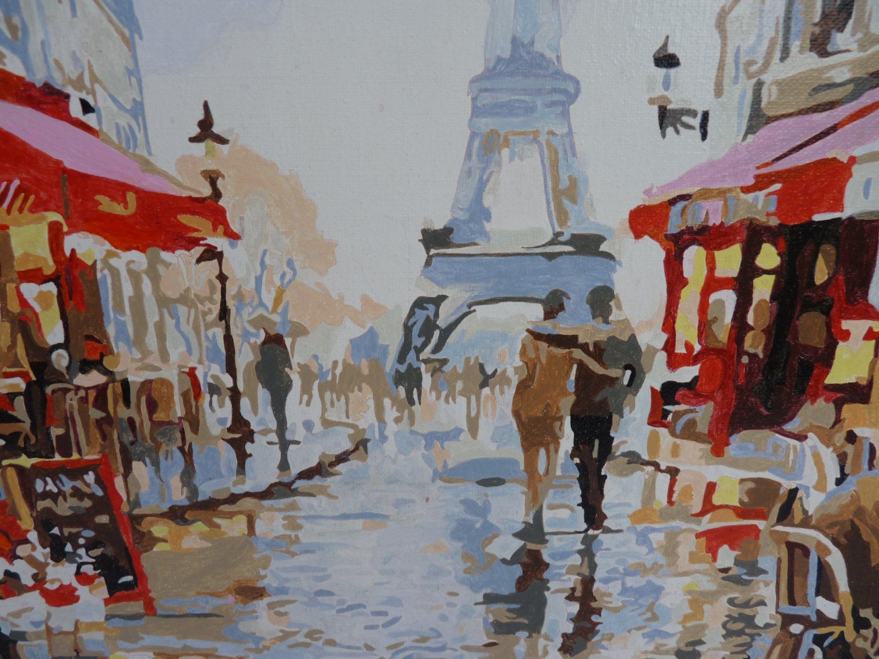 Dipinti: Bild- Gemälde? Paris 49x39cm ohne Rahmen – Usato da Küsnacht ZH venduto da zoliboli01 1