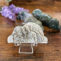 ✲ 1 Stk. Moosachat Wolke ✲ 20g / 53mm Moos Agate