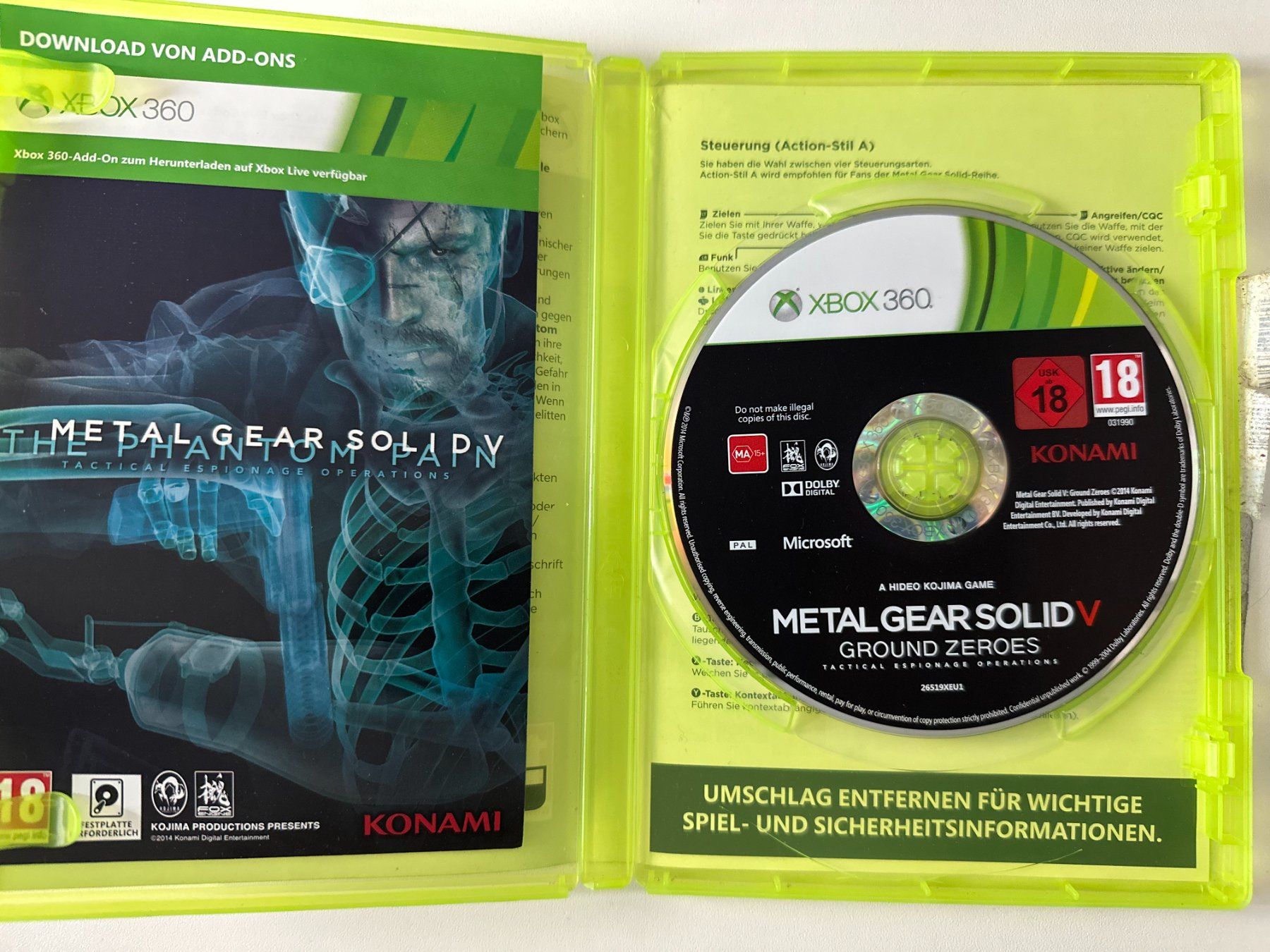 Microsoft Giochi: Metal Gear Solid: Ground Zeroes, Xbox 360 – Usato da Couvet venduto da Aura_aura 1