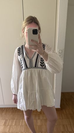 Weisses Zara kleid