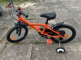 Kinder Velo 16 Zoll mit Stützräder, Top!