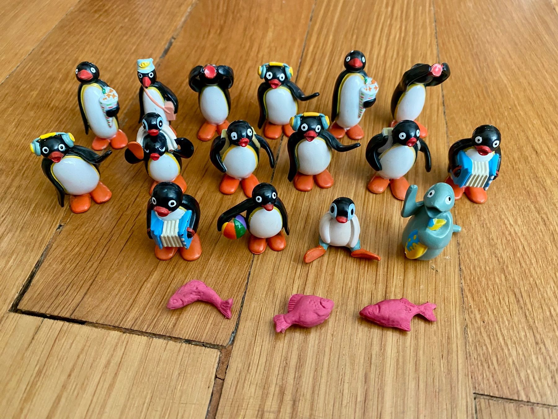 Statuette: Bullyland Pingu Set Vintage – Usato da Muttenz venduto da Bugijeta