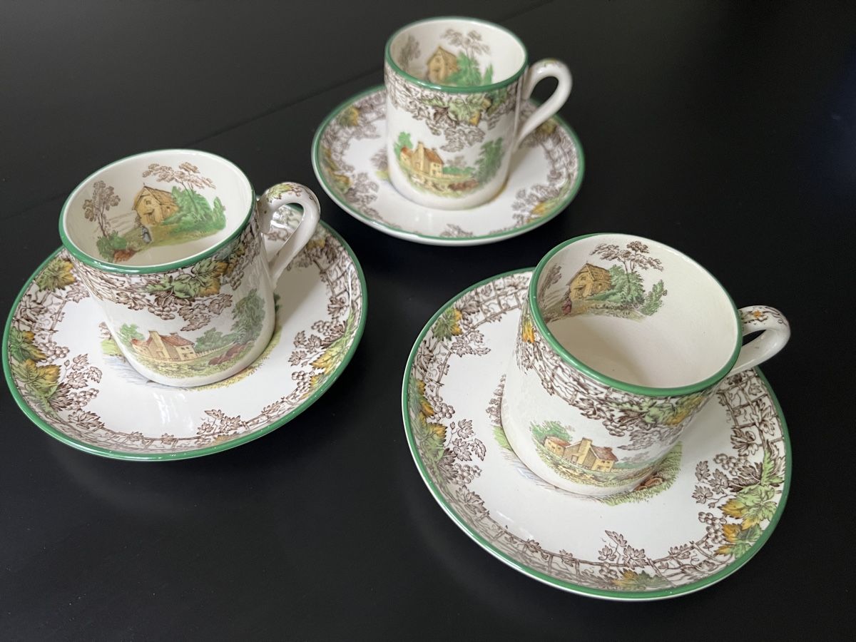 Spode Tassen: 3 St. Seltene Copeland Spode Bone China England Spode’s Byro – Gebraucht aus Zürich von Nowstalgia