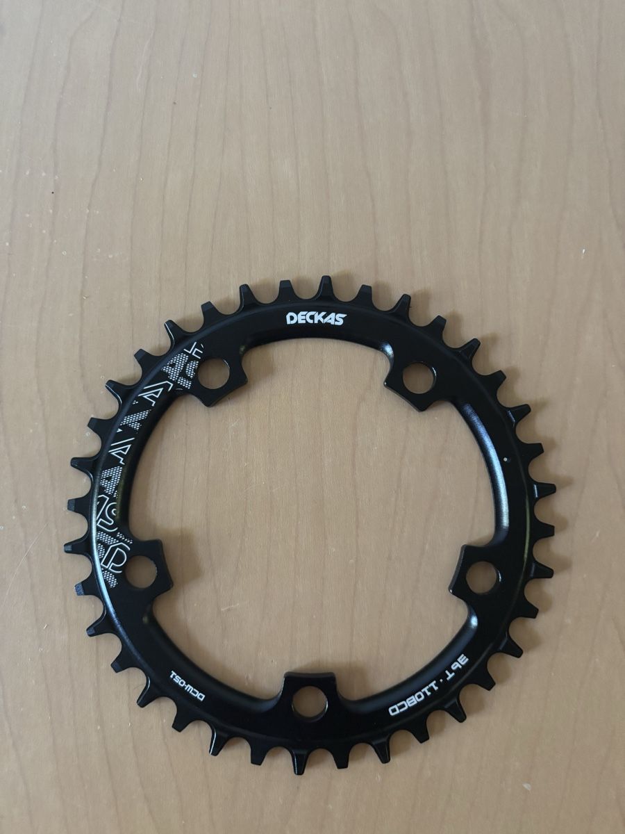 Pezzi di ricambio: Deckas Chainring 110 BCD 36T – Nuovo e nell'imballaggio originale da Zürich venduto da nic_y7tb
