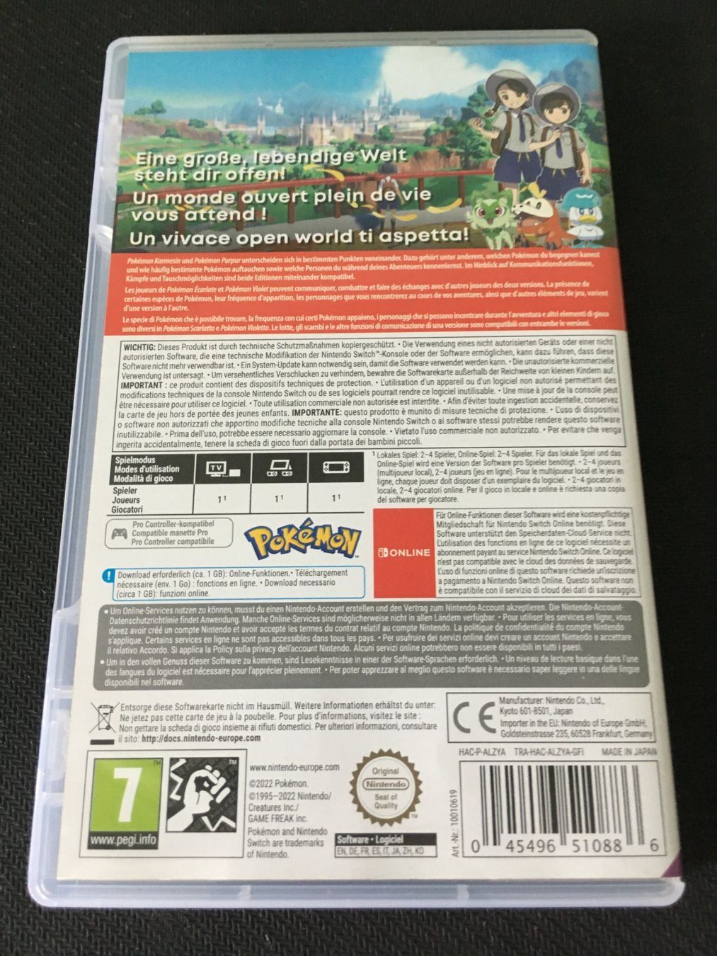 Nintendo Spiele: Pokémon Purpur für Nintendo Switch – Gebraucht aus St.Gallen von sjosjo 1
